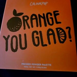 ColourPop Orange You Glad 9 pan